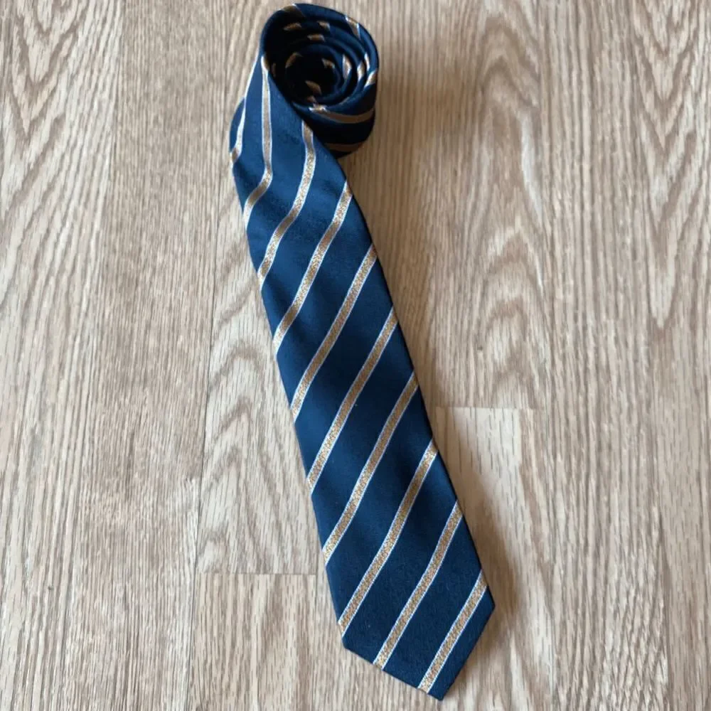 Mondieu Black and Gold Stripe Necktie